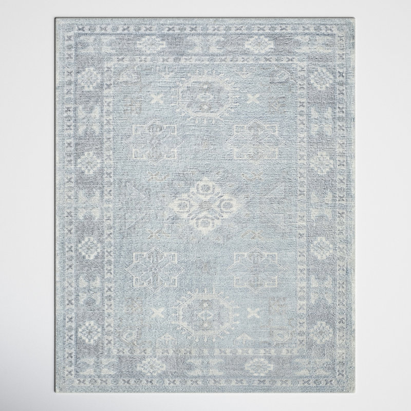 Hopkins Handmade Denim/Sky Blue Rug & Reviews Joss & Main